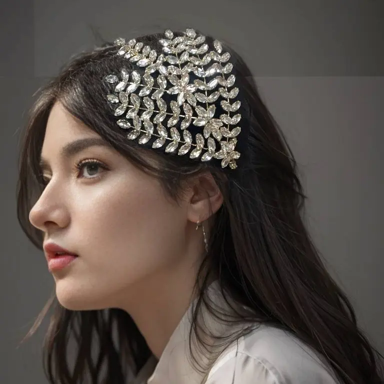 Crystal Wedding Headband, Bridal Headpiece for Wedding, Party, Prom, Pageant, Hair Accessories