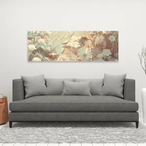 212 MAIN The Nest 16x48 in. Beige Minimalist Print Wall Art - Artistic Light Home Decor, Gift-Worthy Accent for Elegant Interiors (Model C1RC1648QGGUO8)