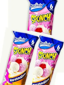Sponch Marshmallow Original - Single & Packaged Delightful Snack for Everyone Simple Yet Satisfying Treat Perfect for Snack Lovers