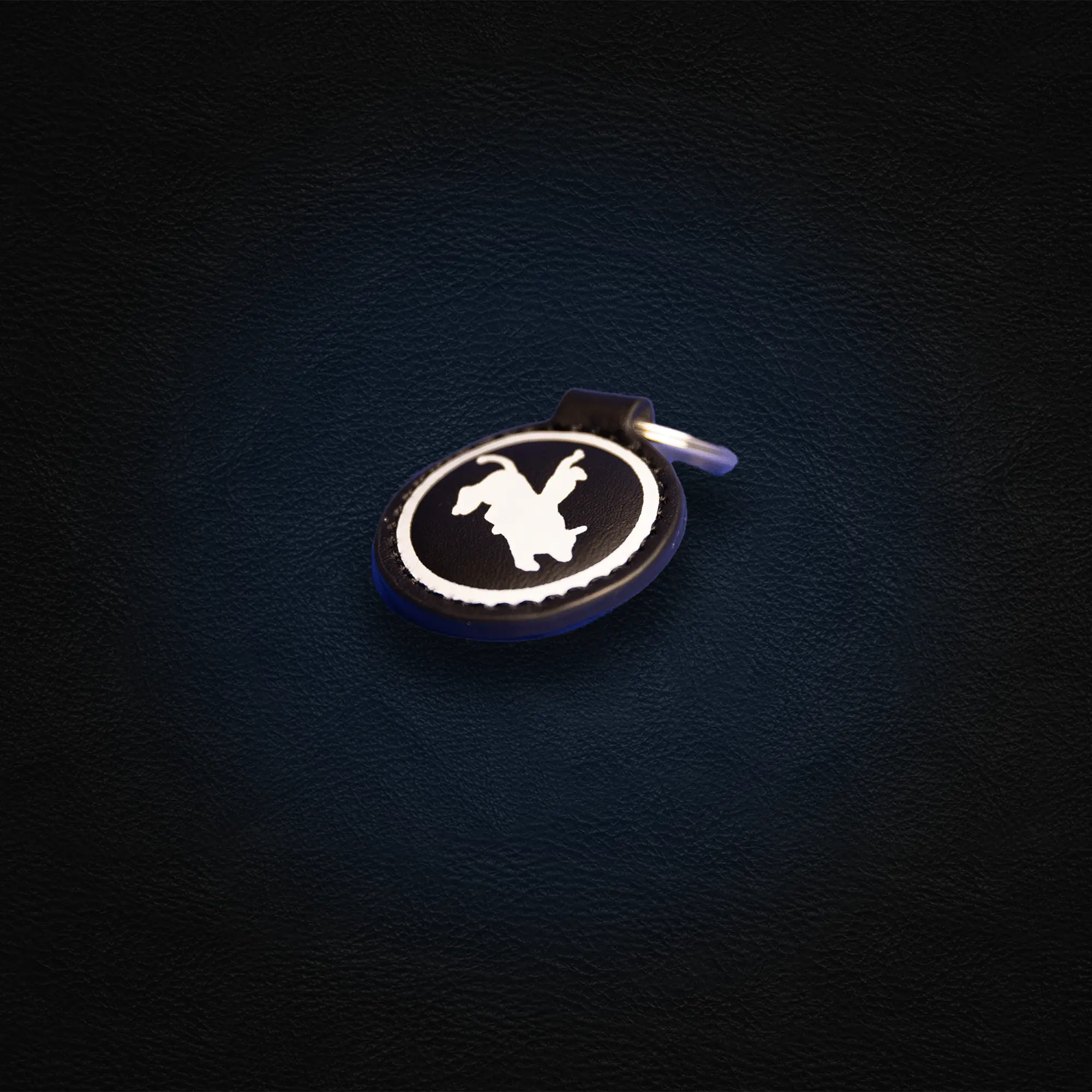 Western Welding Academy Leather Logo Keychain