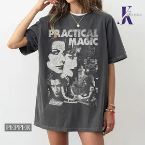 Practical Magic Vintage Comfort Colors Shirt, Witch Shirt, Halloween 90s Tee, Horror Halloween 90's Shirt, Gift For Her. Top Womenswear