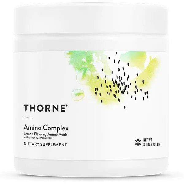 THORNE Amino Complex, Clinically Validated EAA & BCAA Powder, 30 Servings | Supports Lean Muscle Mass & Exercise Recovery*, for Pre or Post-Workout, Lemon, Dairy-Free, NSF Certified for Sport