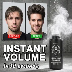 BUNEE Hair Styling Powder – Matte Look, Easy Volume Boost & Oil Control – 1-Pack / 2-Pack for Daily & Travel Use