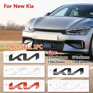 1pcs Kia Car Front & Rear Emblem, Hood Decoration, Scratch-Resistant Reinforced Badge, Replacement Logo for K3/k5/sorento/xceed, Car Stickers