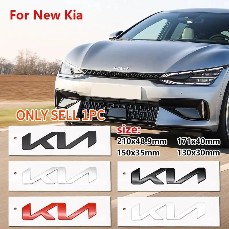 1pcs Kia Car Front & Rear Emblem, Hood Decoration, Car Decorations, Car Vehicle Decoration, Automotive Decoration, Scratch-Resistant Reinforced Badge, Replacement Logo for K3/k5/sorento/xceed, Car Stickers