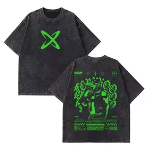 Ferxxo Graphic T Shirt Latin Reggaeton Artist Neon Green Cyber Streetwear Vintage Concert Fan Unisex Tee