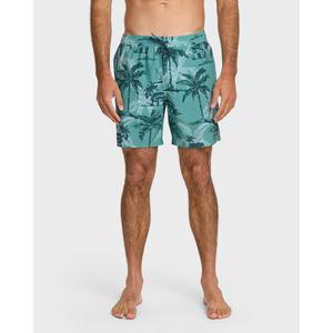 Quiksilver | Waterman Off The Grid 17" Swim Trunks | Men's Recycled Materials Volley Short | Beach Days