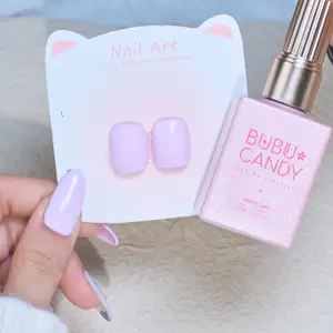 BUBU CANDY 15ml 0.51oz Cream pink Solid Gel Nail Polish, 2026 Popular Colors Hema Free&tpo Free Kit Nail Art Manicure Salon DIY At Home,Quick-Drying DIY Nails Nail Art, Liquid gel nails, Manicure kit,Trendy nail art
