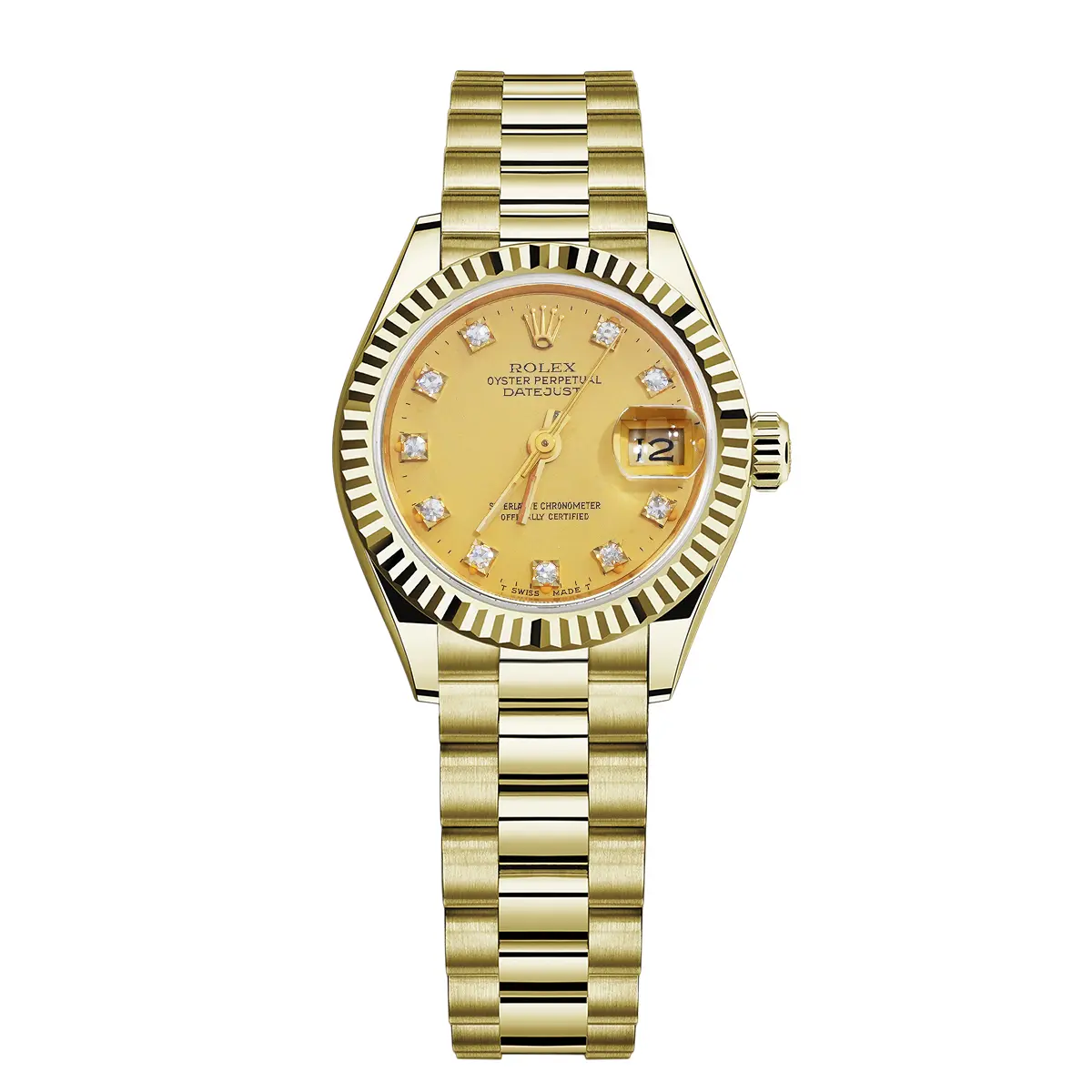 Rolex Women's Watch 26mm 69178 18K Gold Automatic Mechanical Whp042329