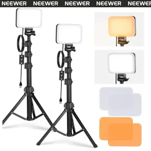 NEEWER BASICS BP66 2 Pack Bi-Color Video Light Panel Lighting Kit