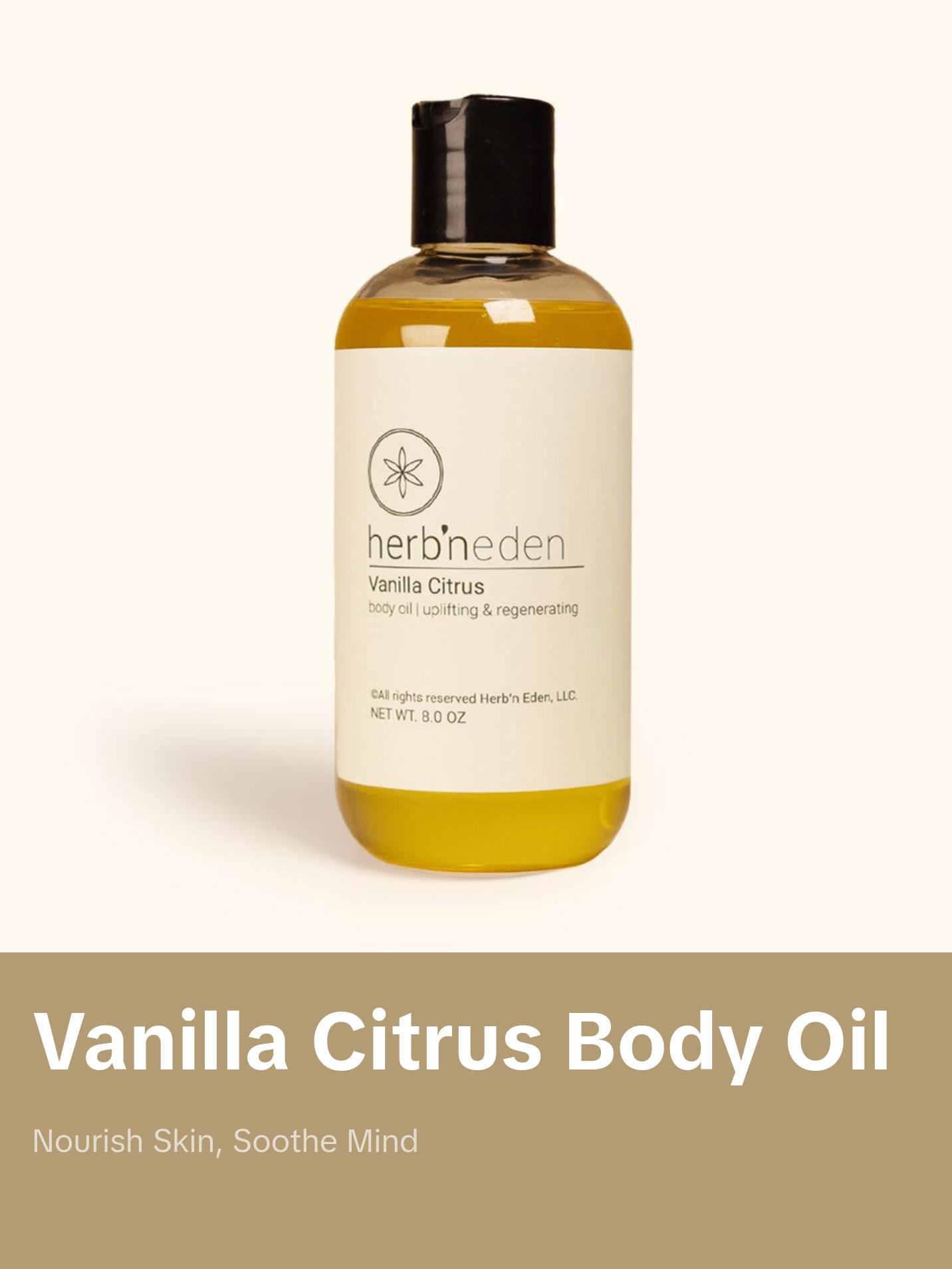 Vanilla Citrus Body Oil