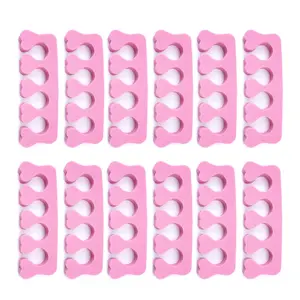 12 Pcs Sponge Toe Separators Soft Finger Separators for Polishing,Pedicure,Manicure,Coating,Gel Painting,Nail Art Beauty Accessories.