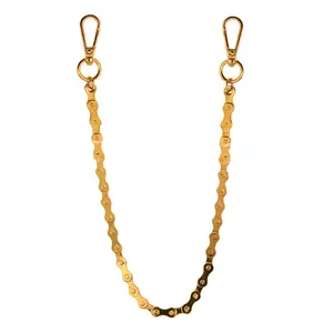 10mm Bike Pant Chain – Silver / Black / Gold Tone Link Chain