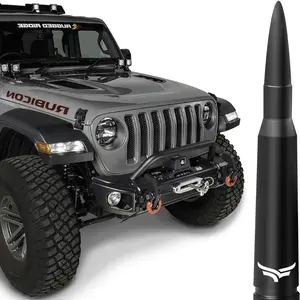 Bullet Antenna for Jeep Wrangler JK & JL(2007-2023)& Jeep Gladiator –Jeep Wrangler Antenna with Anti Theft Design –Highly Durable Truck Antenna –Jeep Wrangler Accessories