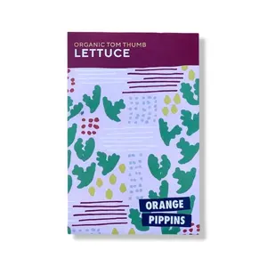 Tom Thumb Lettuce, Organic - Orange Pippins Seed Society
