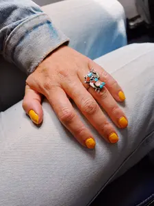 Star Chaser Kachina Doll Ring