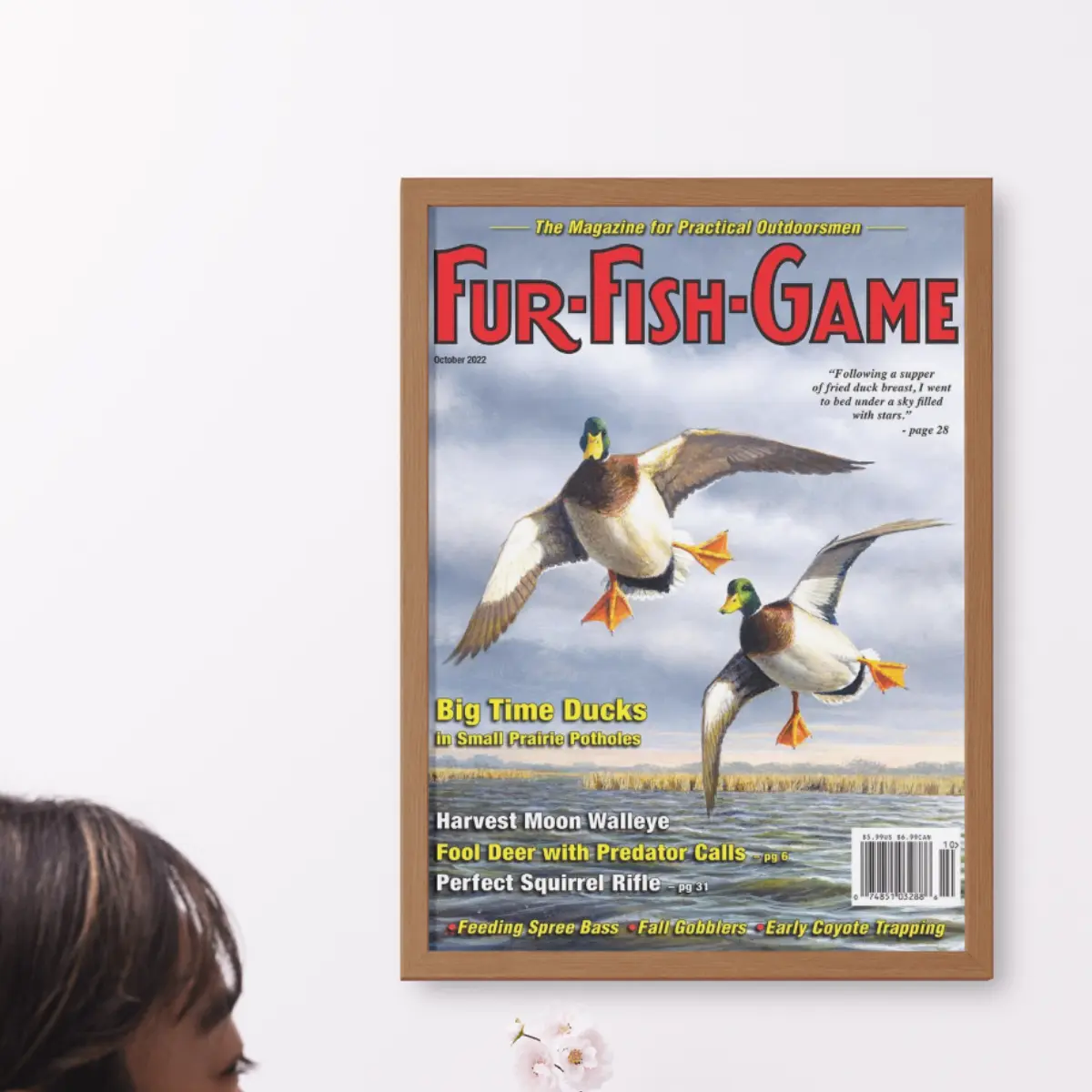 Vintage Duck Hunting Poster, Waterfowl Hunting Wall Art, Rustic Outdoorsman Decor, Wildlife Artwork, Hunting Cabin Gift