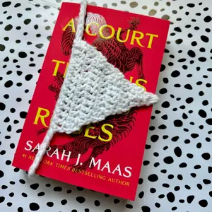 Crochet Thong Bookmark Romance Bookmark