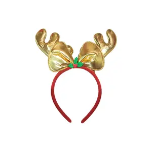 Christmas Hwadband,12 Counts/set Cute Reindeer Antler Design Headbands Set,Fashionable Christmas Themed Hair Accessories for Women&Girls,for Parties.,Birthdays, Rallies