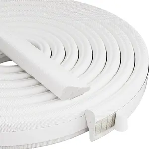 1pc Wedge-Shape Foam Window Weather Stripping Door Seal Strip ,Soundproofing Frame  Insulation Tape, Easy Installation for Exterior Front Door ,Noise Cancelling Window Inserts ,Door Gap Filler Light Blocker, Light Blocking