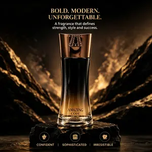 3.4 fl. oz Middle Eastern men's luxury high-end perfume, light fragrance for summer, premium fragrance, suitable for spraying and carrying when going out on a date