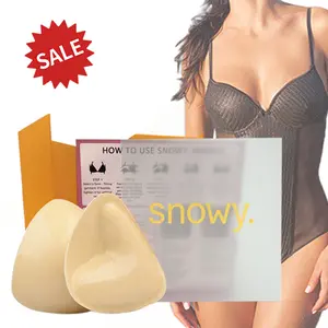 Snowy Push Up Sticky Bra, Sticky Push Up Bra Inserts, Instant Bust Double Boost, No Trace Invisible Adhesive Bra, Upward Lift Breathable Adhesive Bra, Jelly Seamless Lift Sticky Bra, Waterproof Sweatproof Reusable Push Up Bra