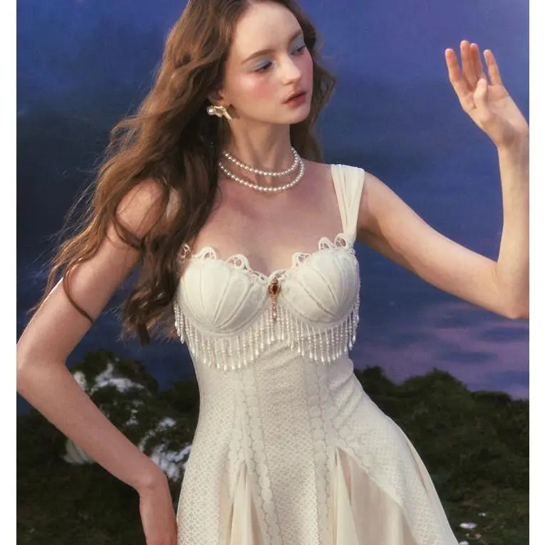 "Siren's Song" Dress Casual Womenswear Overall Summer Sleeveless Basic Minimalist