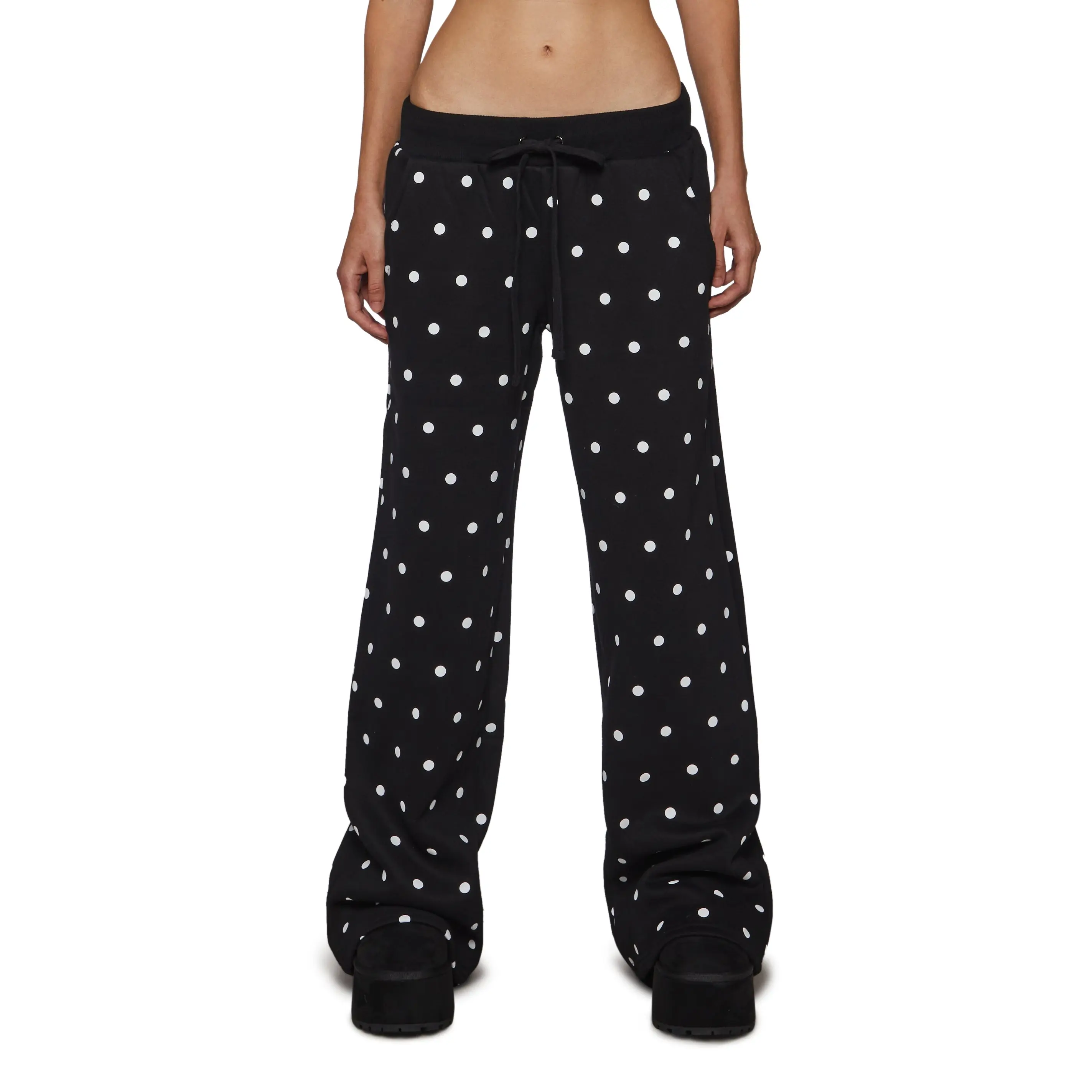 Polka Dot Baggy Sweatpants