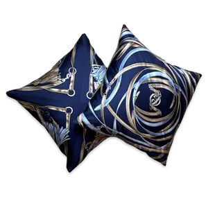 GG Logo Tassel Harness Vintage Silk Scarf Pillows