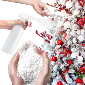 2.2 Lbs Snow Flocking Powder with A Spray Bottle, Instant Snow Fake Snow, Flocking Kit for Christmas Decorations Indoor Outdoor (2.2 Pounds)