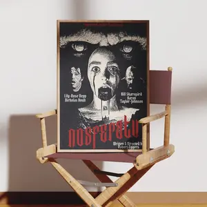 Nosferatu (2024) Vintage Movie Poster - Horror - Gothic - Film Fans - Home Décor