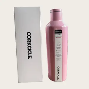 Corkcicle 16oz Glitter Pink Insulated Canteen Portable for Daily Commute & Date Keeps Drinks at Desired Temperature life
