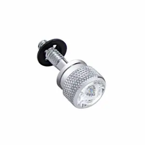 United Pacific – Chrome Dash Screws with Crystal for Peterbilt (6 Pack)