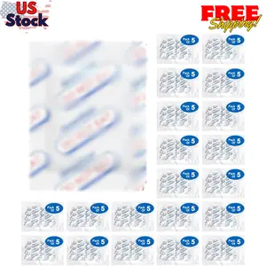500cc Oxygen Absorbers for Food Storage - 100 Count (20x Packs of 5)