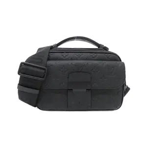 Pre-owned Louis Vuitton Calfskin Shoulder Bags S Lock Sling Bag Monogram Calf Shoulder Bag