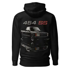 Reflection 1990 Chevy 1500 454 SS Pickup Truck Custom Hoodie