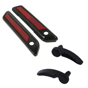 Blackout Saddlebag Lid Lever & Latch Cover Set for Harley® Touring '14-'25