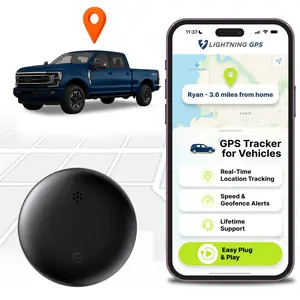 Mini Hidden GPS Tracker for Vehicles, Magnetic Waterproof Design, Real-Time Location via Find My App, No Monthly Fee, Long Battery Life, for Car Motorcycle Bike Luggage Wallet iPhone