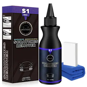 New Upgraded Car Scratch Remover, Scratch and Swirl Remover for Vehicles Blemishes, NonToxic Car Paint Scratch Repair, Polishing & Waxing Kits with Buffer Pad, Microfiber Towel ()