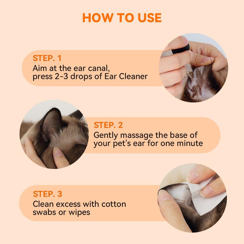 LOVILDS™ Dog & Cat Ear Infection Treatment Quantum Silver Ear Drops for Healthy, Happy Ears