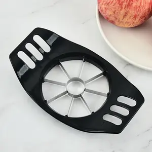 Stainless Steel Apple Slicer Corer Fruit Cutter Sharp 8-Blade Wedger Tool Ergonomic Handle Easy Grip Kitchen Gadgets Essentials for Healthy Snacks Meal Prep Fruit Platter TikTok Made Me Buy It Home Hacks Must Haves