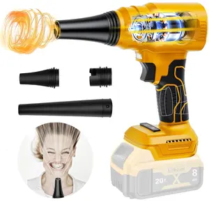 Snow Leaf Blower Cordless for Dewalt 20V Battery 140000 RPM Brushless Lightweight Handheld Design,Blower for Patio Cleaning,car Blowing Water,Blowing Leaves and Dust -Tool only