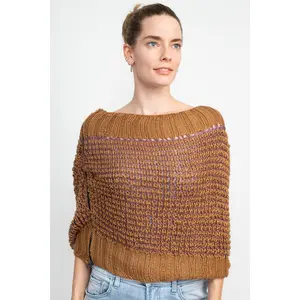 Acrylic Infinity Loop Winter Scarf with Zipper