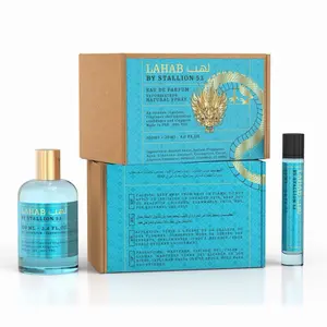 Lahab Eau de Parfum 100ml Natural Spray with 20ml Sample - By Stallion 53 Emper Premium Fragrance for Men and Women