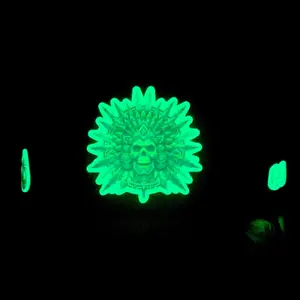 AZTEC SKULL BLACK HAT