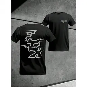 🦊 FOX Pattern Retro Graphic T-Shirt – Men's Vintage Style Cotton Tee, Funny Streetwear Shirt, Viral TikTok Made Me Buy It, All Season Outfit, Gift for Him, Party & Valentine’s Day Apparel