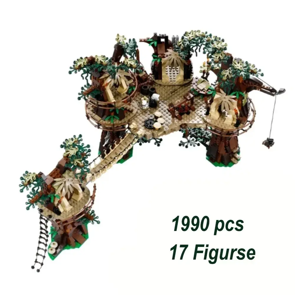 New Ewok Village 1990Pcs Building Block Sets Building Blocks Bricks STAR 10236 Toys for Kid Boy Birthday Christmas Building Blocks Gifts