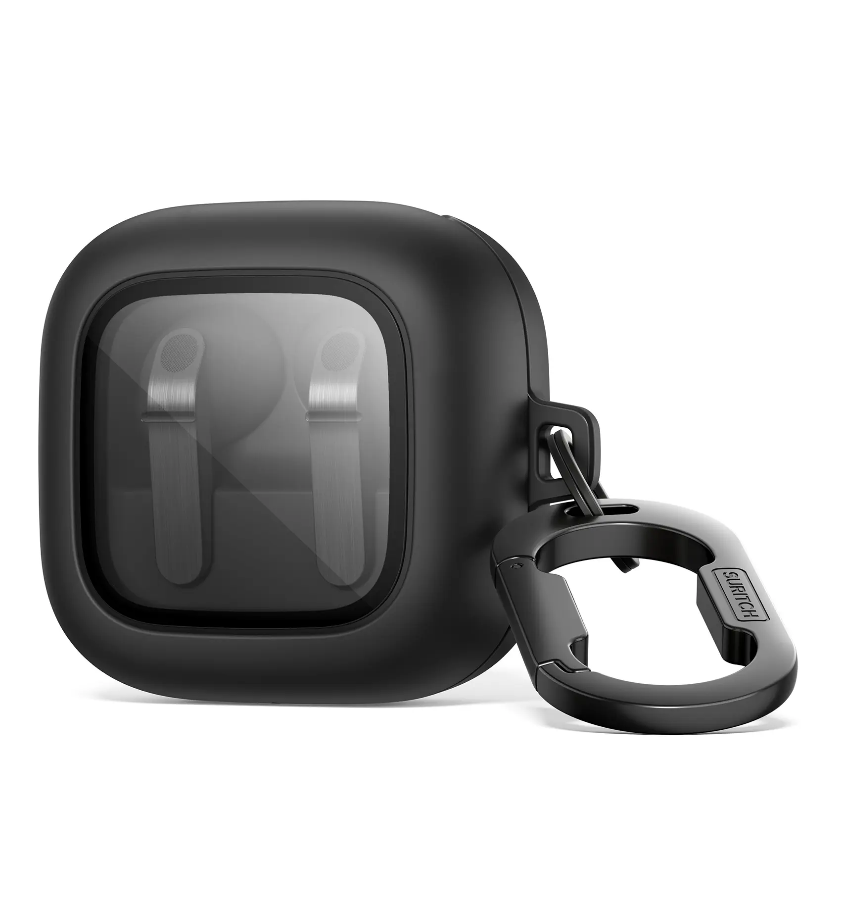 SURITCH for Samsung Galaxy Buds 4 Pro Case/Galaxy Buds 4 Cover (2026), Magnetic Bumper Cases, Shockproof Covers Drop-Proof Cases with Magnetic Lock & Carabiner for Workouts, Sports, Travels[ONLY CASE, NO INCLUDE BUDS]
