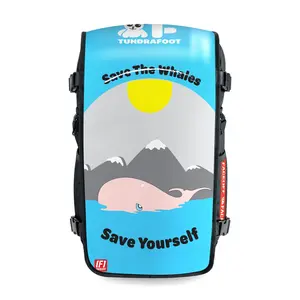Tundrafoot Save The Whales 100% Smell Proof Lockable FaceOff Backpack with SK9 Tech & Interchangeable Designs