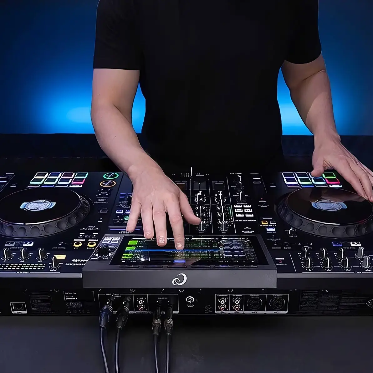 Pioneer DJ XDJ-AZ Professional 4-Deck All-in-1 DJ System - 10.1-Inch Touchscreen, Built-in Wi-Fi, SonicLink Wireless Tech, Performance Pads, Beat FX Audio System